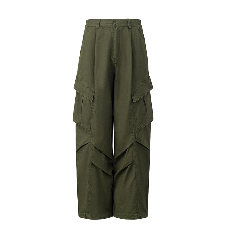 Loose Fit Casual Lightweight straight leg pants -R07