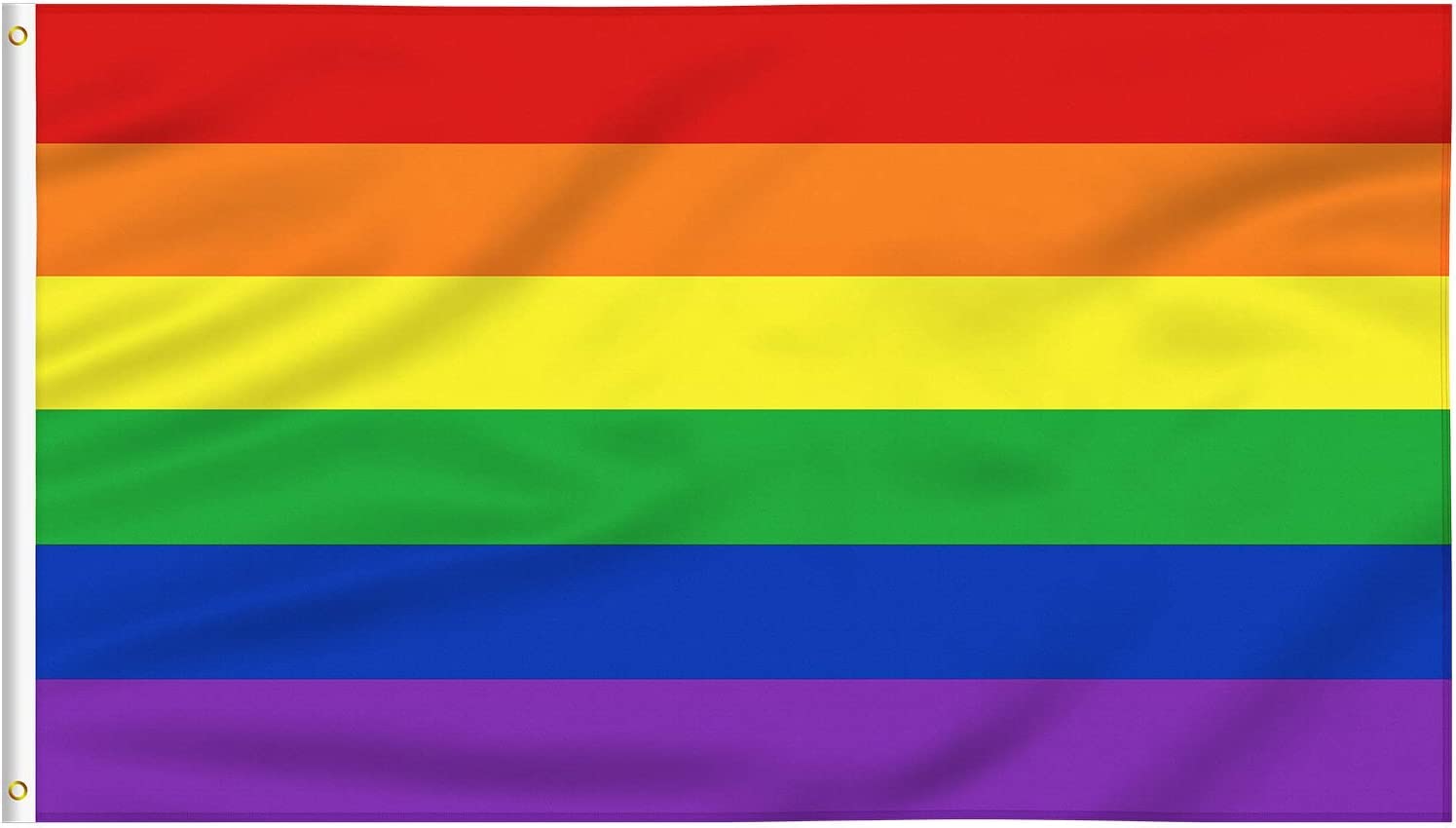 Rainbow Pride Flag 6 Stripes 3x5ft